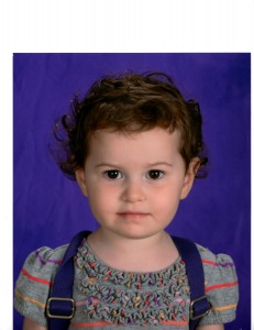 Addie's first school picture